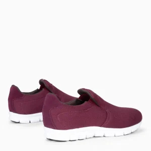 Deportivas<miMaO Air - Zapatilla Calcetin De Mujer Burdeos