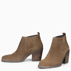 Botines De Mujer<miMaO Alabama - Botines Cowboy De Mujer Taupe