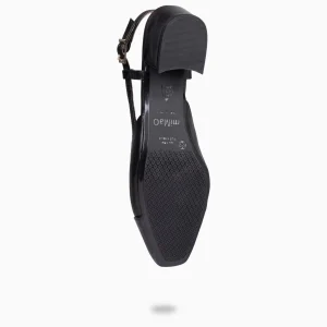 Zapatos De Fiesta<miMaO Audrey – Bailarinas Destalonadas Con Tacón Negro