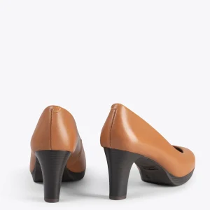 Special Prices<miMaO Azafata - Zapatos Con Tacón Y Plataforma Marron