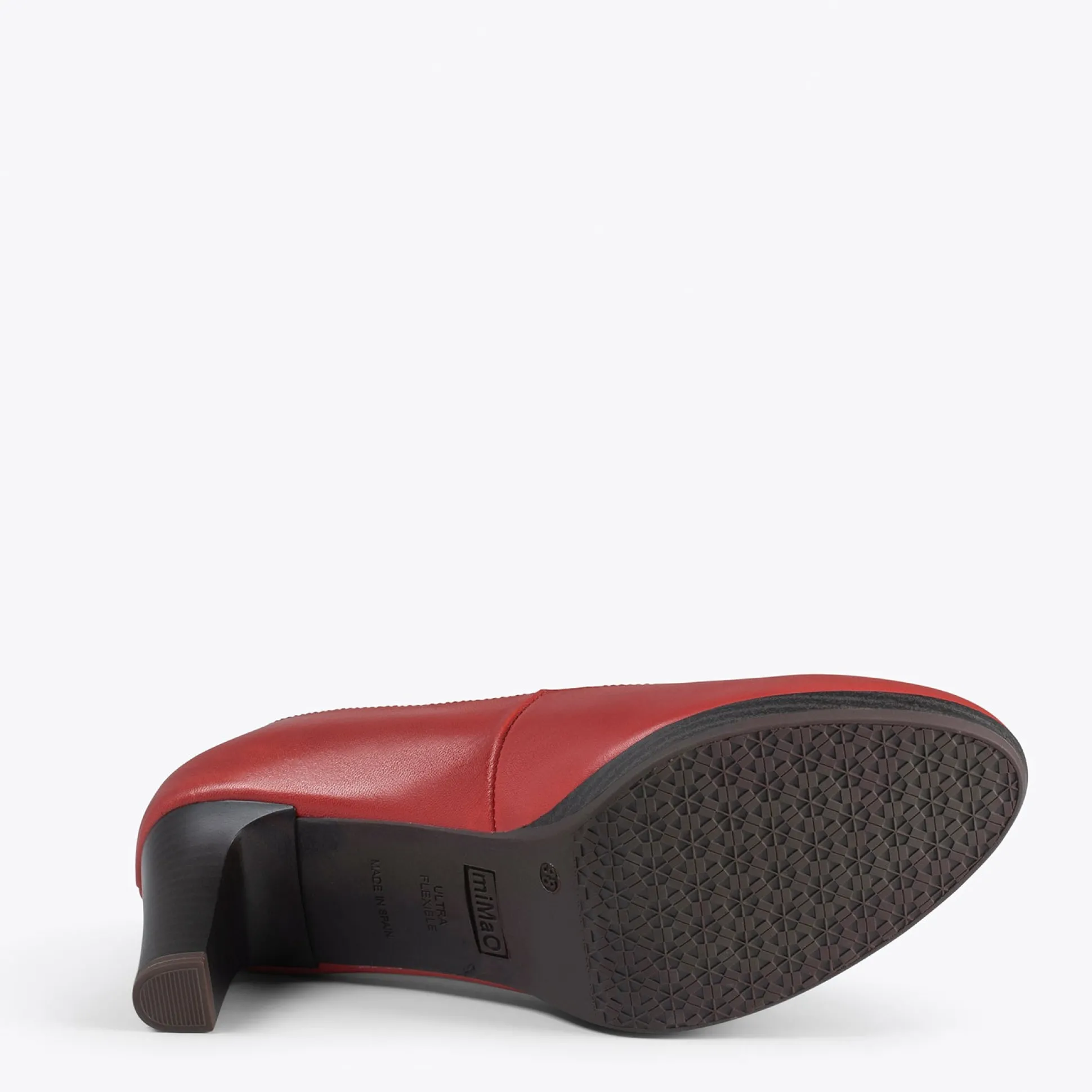 azafata__zapatos_con_tacn_3-4.webp Special Prices<miMaO Azafata - Zapatos Con Tacón Y Plataforma Rojo