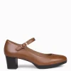 Urban Zapatos De Tacón<miMaO Azafata Pulsera – Zapatos De Mujer Con Plataforma Y Tacón Bajo Camel