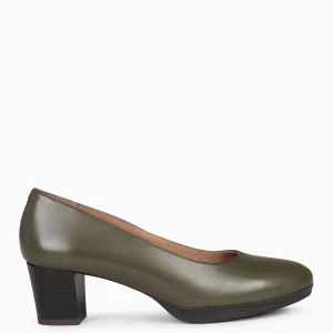 Urban Zapatos De Tacón<miMaO Azafata S - Zapatos De Tacón Bajo Con Plataforma Verde