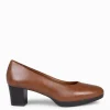 Urban Zapatos De Tacón<miMaO Azafata S - Zapatos De Tacón Bajo Con Plataforma Camel