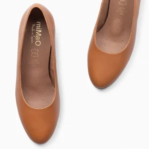 Urban Zapatos De Tacón<miMaO Azafata S - Zapatos De Tacón Bajo Con Plataforma Camel