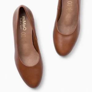 Urban Zapatos De Tacón<miMaO Azafata S - Zapatos De Tacón Bajo Con Plataforma Camel