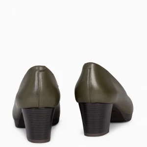 Urban Zapatos De Tacón<miMaO Azafata S - Zapatos De Tacón Bajo Con Plataforma Verde