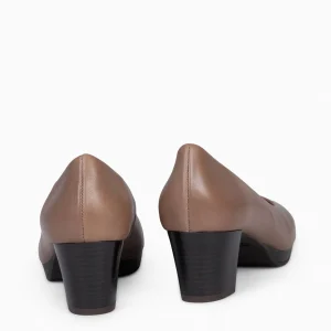 Urban Zapatos De Tacón<miMaO Azafata S - Zapatos De Tacón Bajo Con Plataforma Taupe
