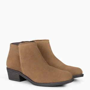 Botines De Mujer<miMaO Baltimor - Botines Piel Mujer Hidrofugo De Color Camel