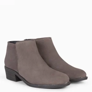 Botines De Mujer<miMaO Baltimor - Botines Piel Mujer Hidrofugo De Color Taupe