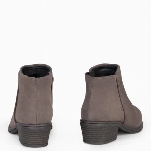 Botines De Mujer<miMaO Baltimor - Botines Piel Mujer Hidrofugo De Color Taupe