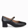 Mocasines Y Blucher<miMaO Bella – Merceditas Con Tacón Y Puntera Cuadrada Negro