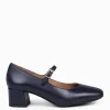 Mocasines Y Blucher<miMaO Bella – Merceditas Con Tacón Y Puntera Cuadrada Marino
