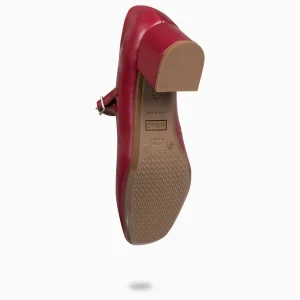 Mocasines Y Blucher<miMaO Bella – Merceditas Con Tacón Y Puntera Cuadrada Burdeos