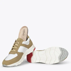 Zapato<miMaO Berlin Deportivas Para Hombre Casual Beige