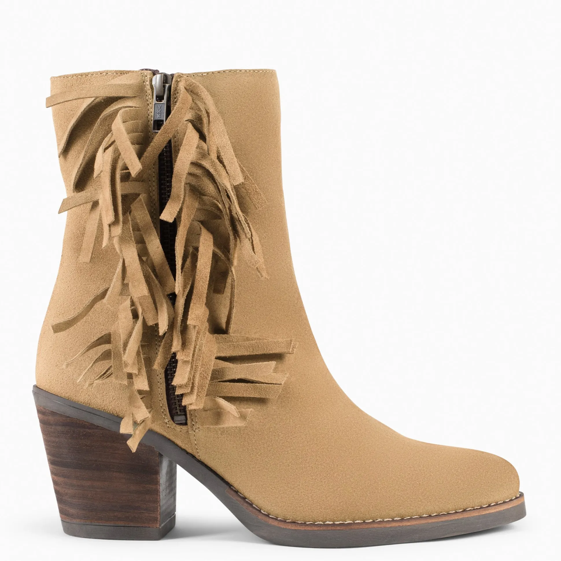 boho__botines_estilo_cowb_0.webp Botines De Mujer<miMaO Boho – Botines Estilo Cowboy Con Flecos Beige
