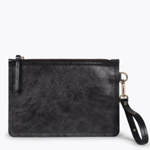 Bolsos De Mujer<miMaO Bolso Urban Liso De Piel Metalizado Negro