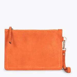 Bolsos De Mujer<miMaO Bolso Urban Liso De Piel Naranja