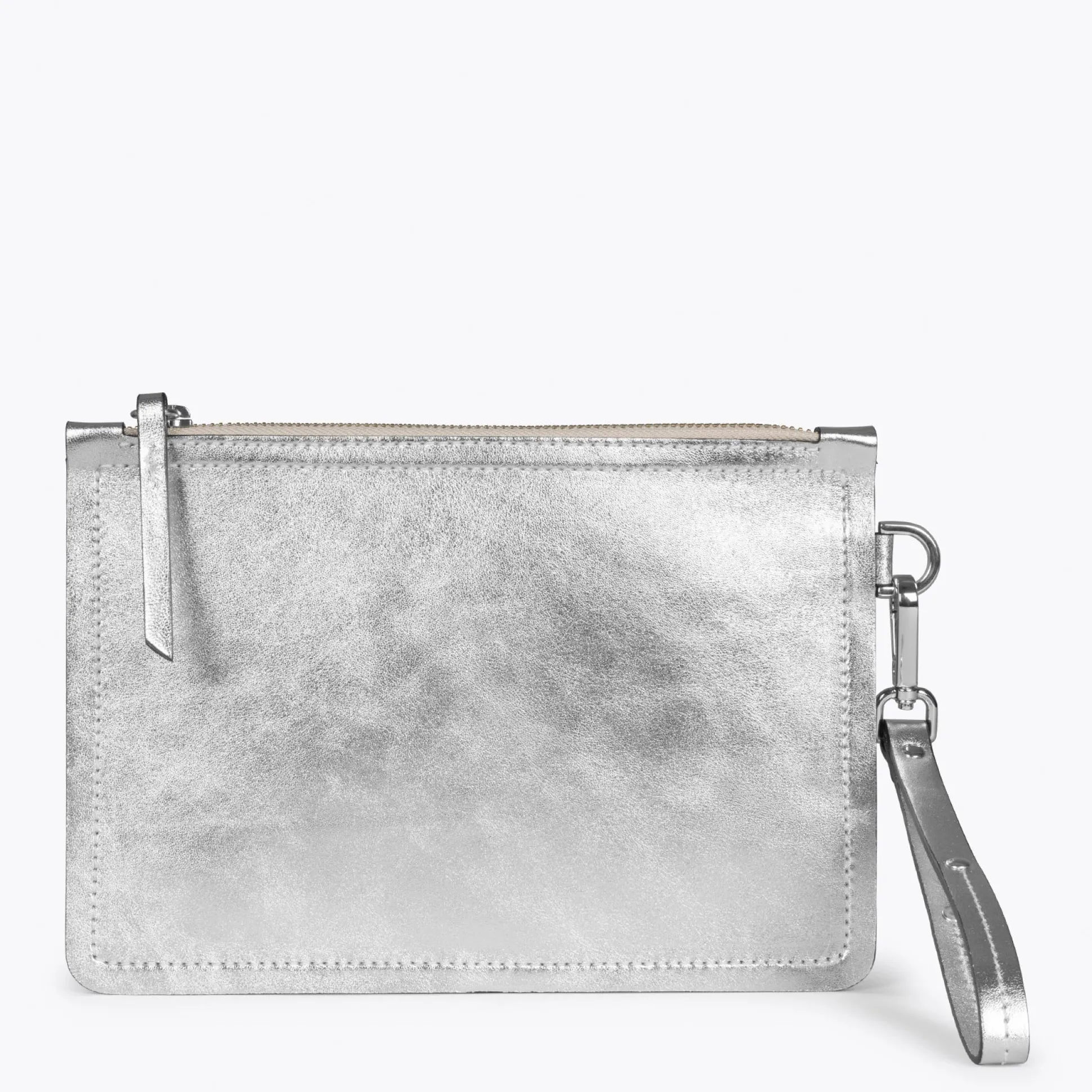 bolso_urban_liso_de_piel__0-9.webp Bolsos De Mujer<miMaO Bolso Urban Liso De Piel Plata