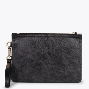 Bolsos De Mujer<miMaO Bolso Urban Liso De Piel Metalizado Negro