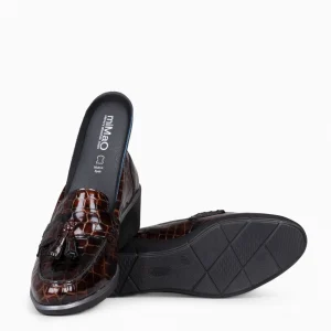 Cunas Confort<miMaO Borlas Coco - Mocasin Borlas Mujer Marron