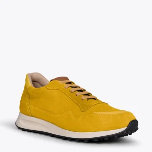 Zapato<miMaO Boston Zapatillas De Piel Para Hombre Mostaza
