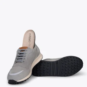 Zapato<miMaO Boston Zapatillas De Piel Para Hombre Gris