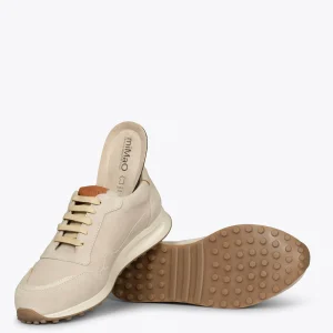 Zapato<miMaO Boston Zapatillas De Piel Para Hombre Beige