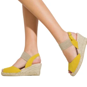 Esparto Y Alpargatas<miMaO Cala – Cuna De Esparto Peeptoe Amarilla