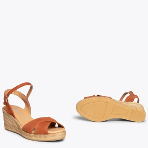 Esparto Y Alpargatas<miMaO Calpe - Cuna De Esparto Artesanal Con Tiras Cruzadas Marron
