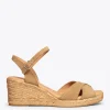 Esparto Y Alpargatas<miMaO Calpe Cuna De Esparto Artesanal Con Tiras Cruzadas Beige