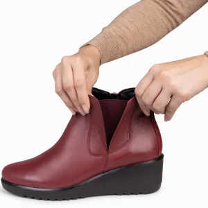 Botines De Mujer<miMaO Carli - Botines Cuna Mujer Burdeos