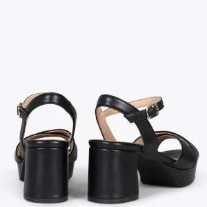 Sandalias De Tacón<miMaO Cerdena – Sandalias De Tacón Ancho Y Plataforma Negro