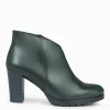Botines De Mujer<miMaO Classic - Botines De Mujer Con Tacón Verde