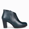 Botines De Mujer<miMaO Classic - Botines De Mujer Con Tacón Azul