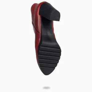 Botines De Mujer<miMaO Classic - Botines De Mujer Con Tacón Rojo