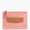 Bolsos De Mujer<miMaO Classic Bolso Bandolera De Piel Con Doble Cremallera Salmon