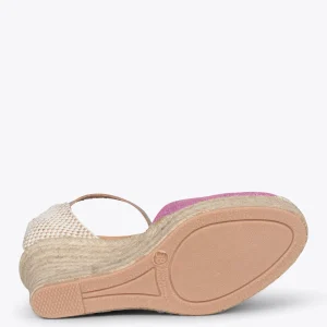 Esparto Y Alpargatas<miMaO Conil – Cunas De Esparto Fucsia De Lino
