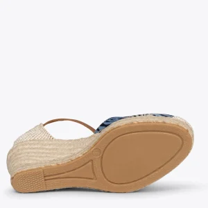 Esparto Y Alpargatas<miMaO Conil Sandalias De Esparto Con Estampado Tropical