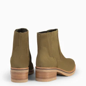 Botines De Mujer<miMaO Country - Botines Camperos Para Mujer Kaki