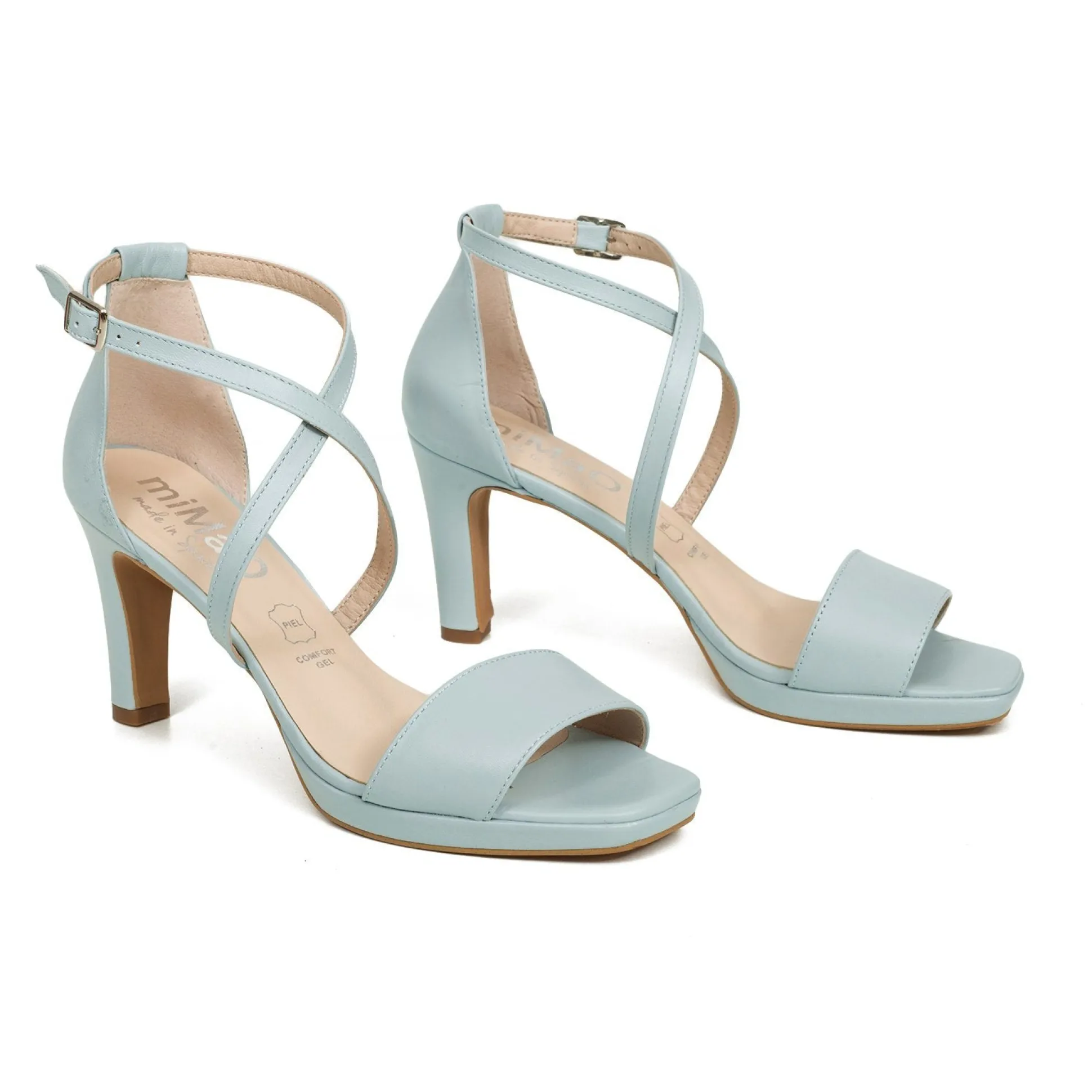 cruzada_sandalias_platafo_4.webp Sandalias De Tacón<miMaO Cruzada Sandalias Plataforma Tiras Azul Bebe