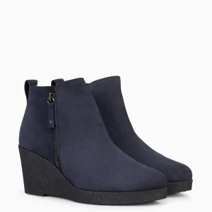 Botines De Mujer<miMaO Dakota - Botin Con Cuna Alta Marino