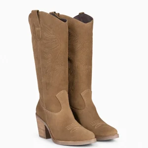 Botas<miMaO Dallas - Botas Cowboy Altas Camel