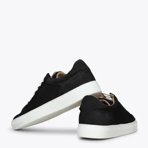 Zapato<miMaO Dublin Zapatillas De Piel Para Hombre Negro