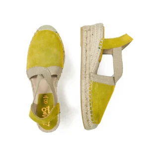 Esparto Y Alpargatas<miMaO Eivissa - Cuna De Esparto Amarilla Con Elasticos Metalizados