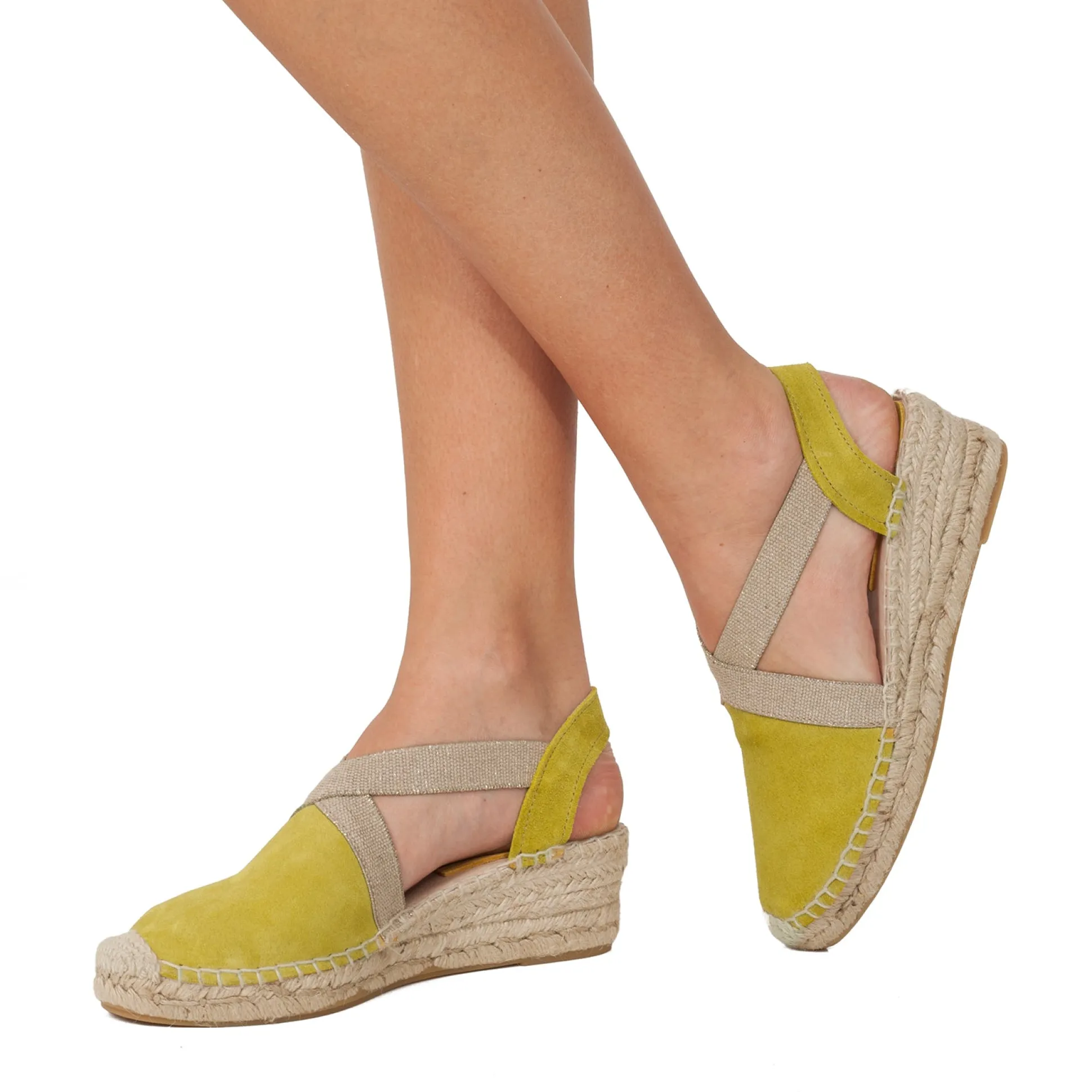 eivissa__cuna_de_esparto__4.webp Esparto Y Alpargatas<miMaO Eivissa - Cuna De Esparto Amarilla Con Elasticos Metalizados