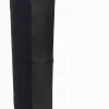 Botas<miMaO Elastica – Bota De Cana Alta De Tacón Bajo De Napa Negro