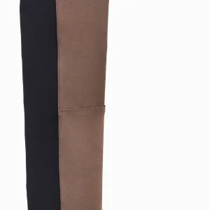 Botas<miMaO Elastica – Bota De Cana Alta De Tacón Bajo Taupe