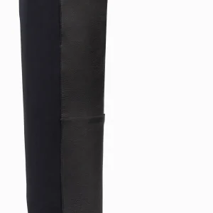 Botas<miMaO Elastica – Bota De Cana Alta De Tacón Bajo De Napa Negro
