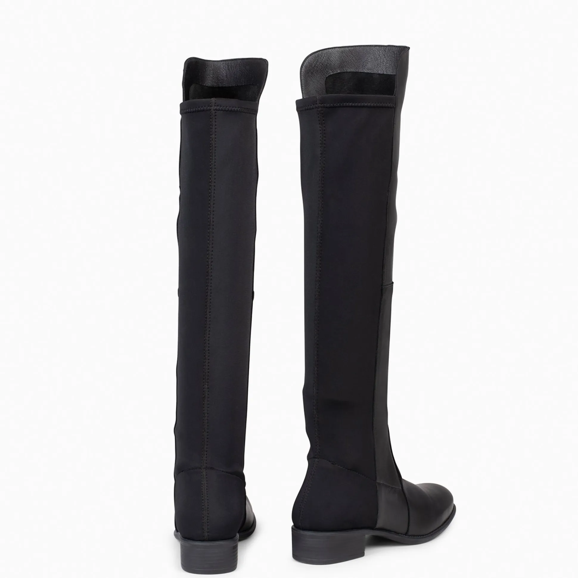 elastica__bota_de_cana_al_2.webp Botas<miMaO Elastica – Bota De Cana Alta De Tacón Bajo De Napa Negro